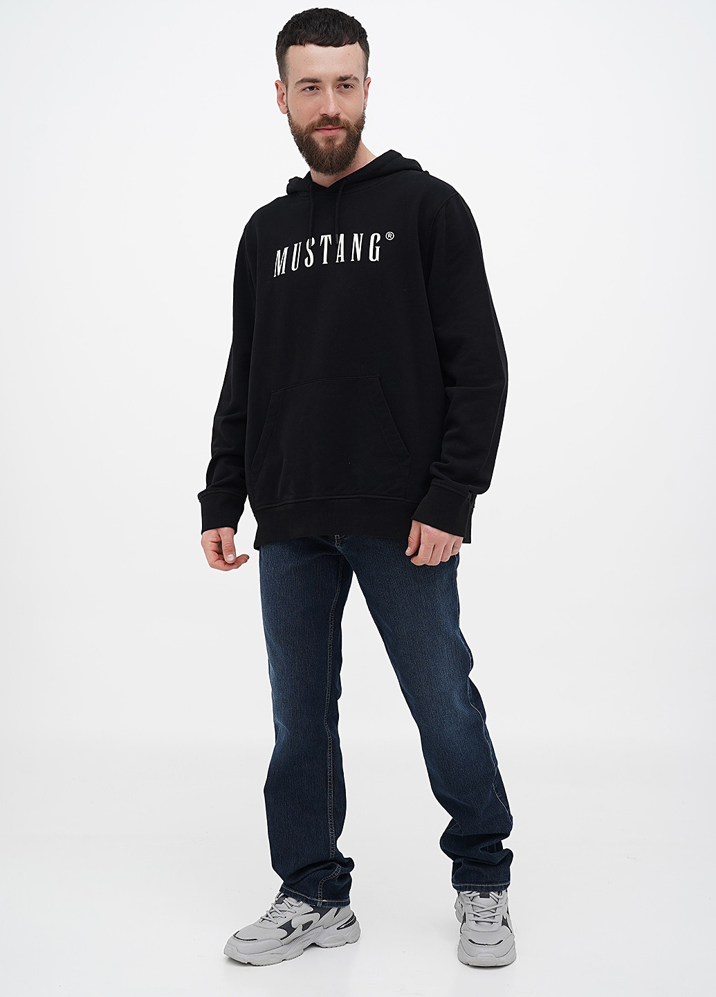 Темно-синие демисезонные регюлар фит джинсы Mustang