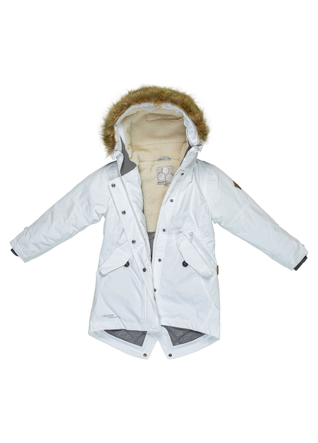 Белое зимнее Пальто зимнее VIVIAN Huppa