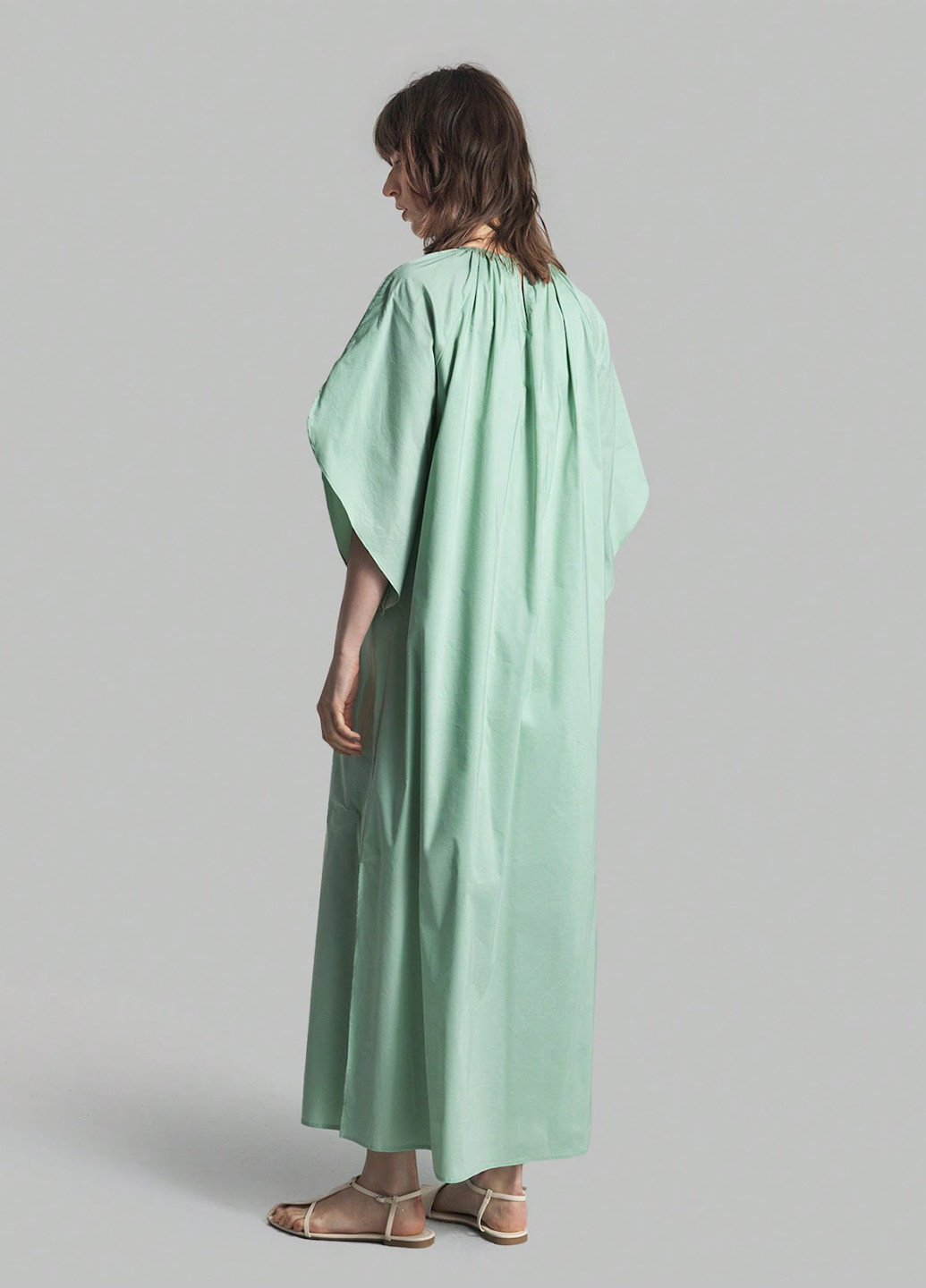 М'ятна кежуал сукня оверсайз SHEIN однотонна