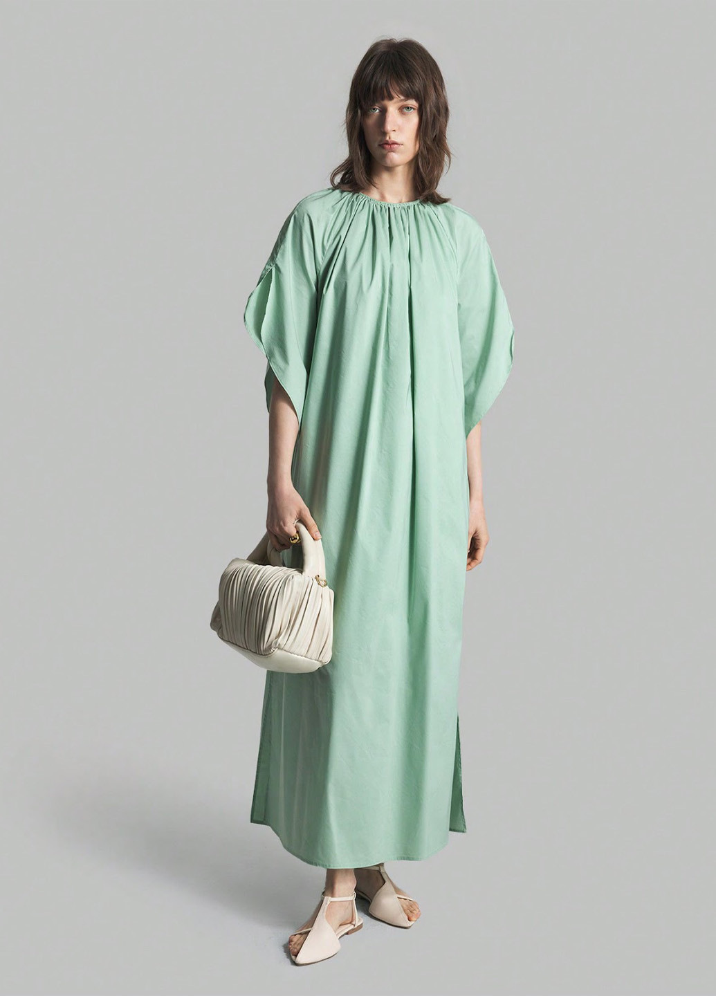 М'ятна кежуал сукня оверсайз SHEIN однотонна