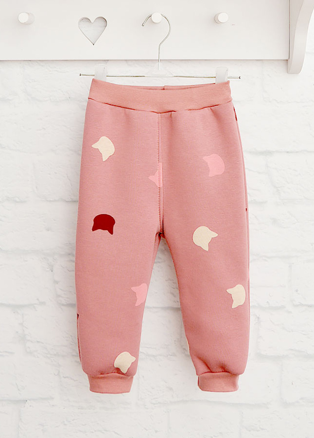 Розовые кэжуал демисезонные брюки Blanka