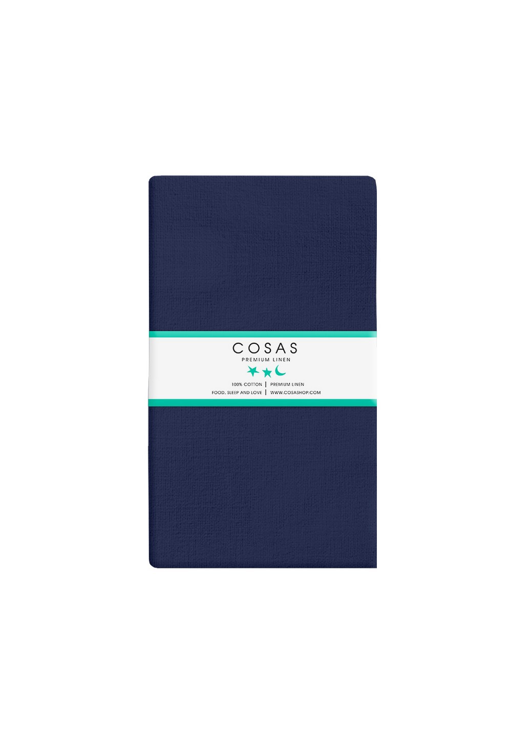 Комплект полуторного постельного белья Delta Color Dark Blue 160x220 см (4822052081068) Cosas (251851664)