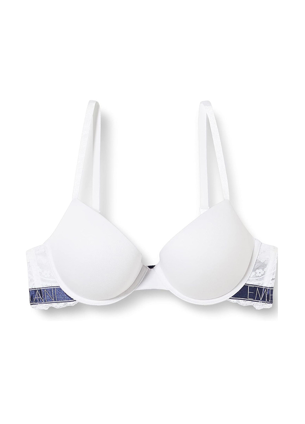 Білий бюстгальтер Emporio Armani з кісточками віскоза