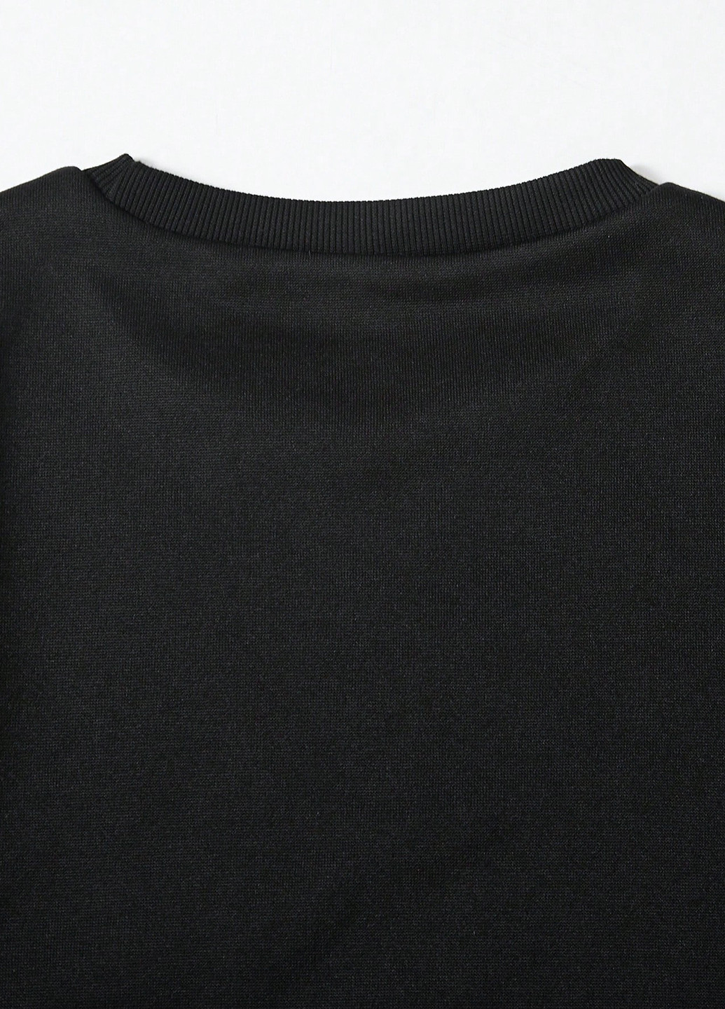 SHEIN свитшот новогодний черный кэжуал полиэстер