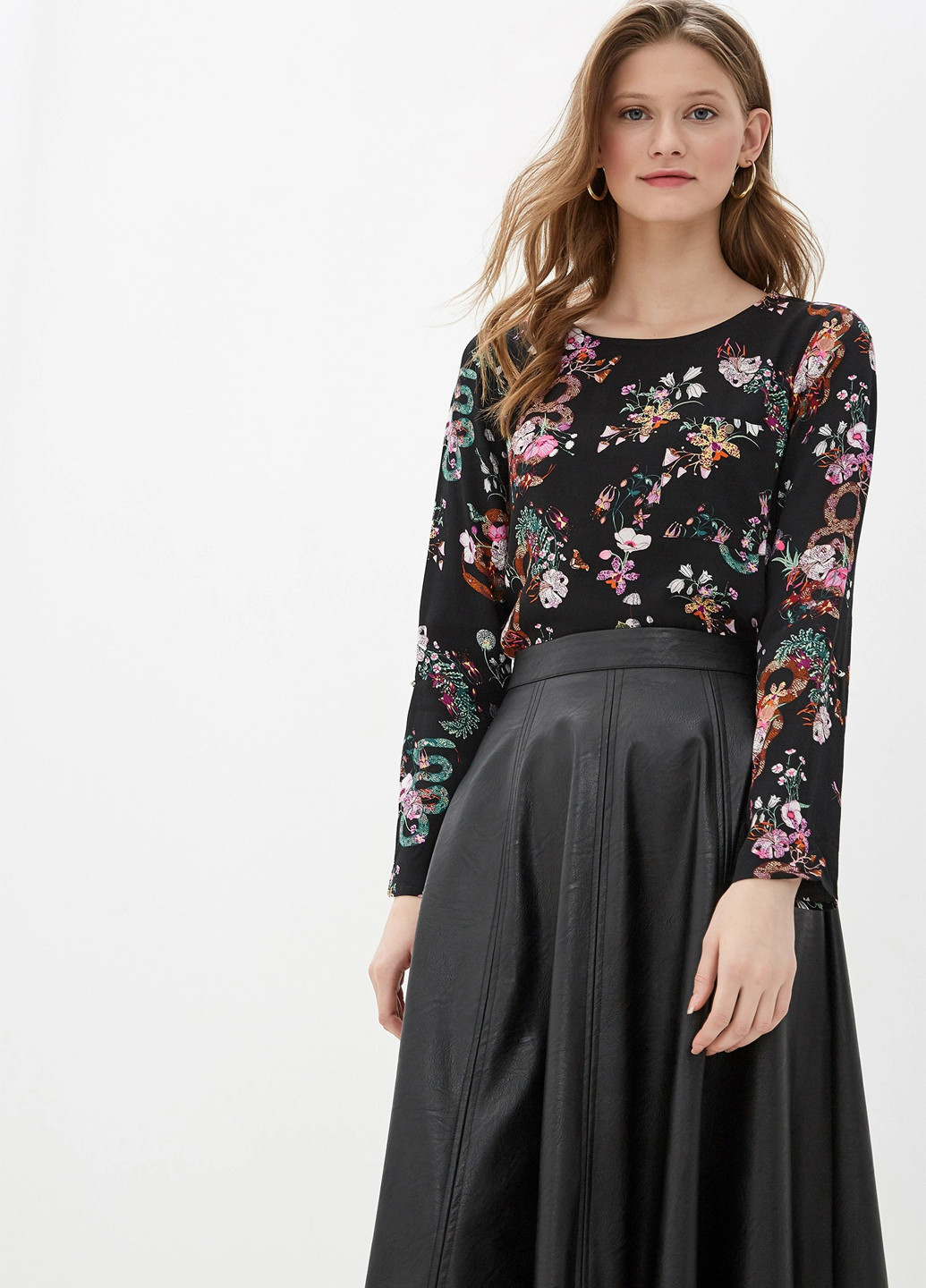 Чёрная блуза Tom Tailor