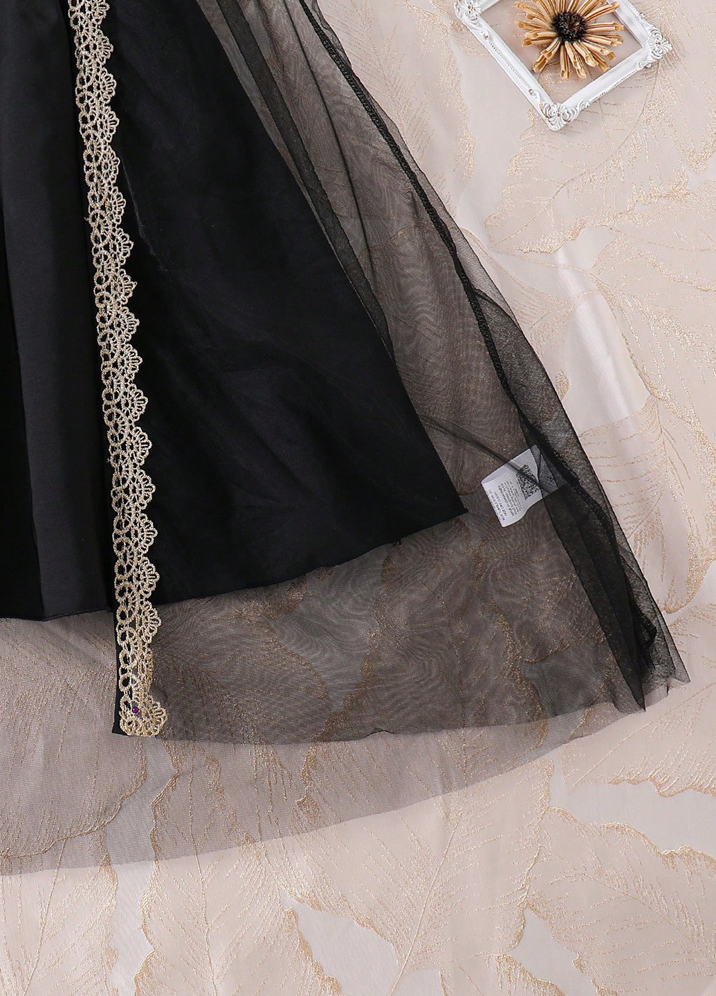 Чорний літній комплект (накидка, сукня) SHEIN