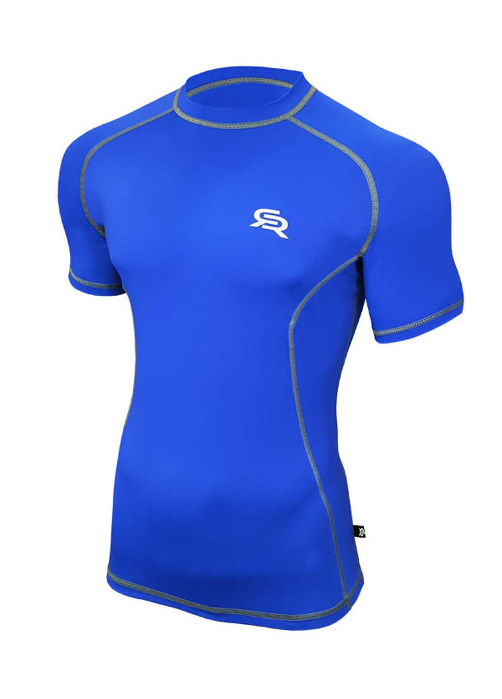 Спортивная футболка Radical логотип синяя спортивная полиэстер