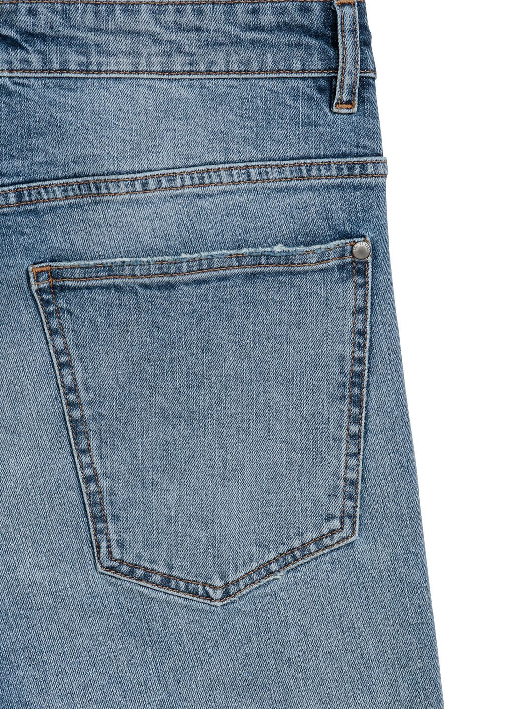 Светло-синие демисезонные скинни джинсы H&M