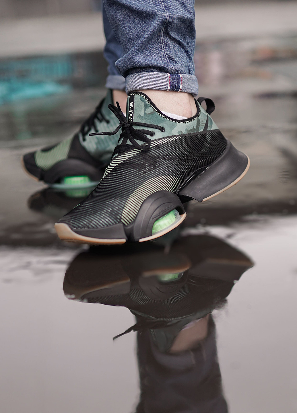 Зелені Осінні кросівки Nike Nike Air Zoom SuperRep