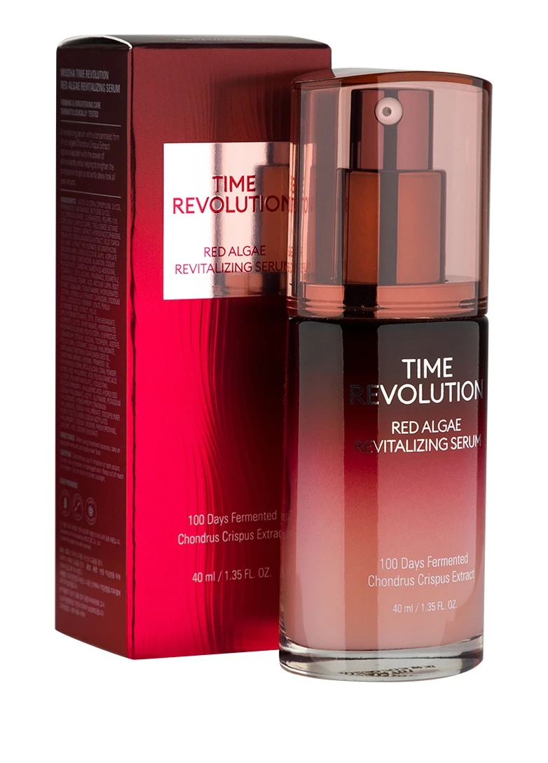Сироватка c екстрактом червоних водоростей Time Revolution Red Algae Revitalizing, 40 мл MISSHA 8809643527040 (235298127)