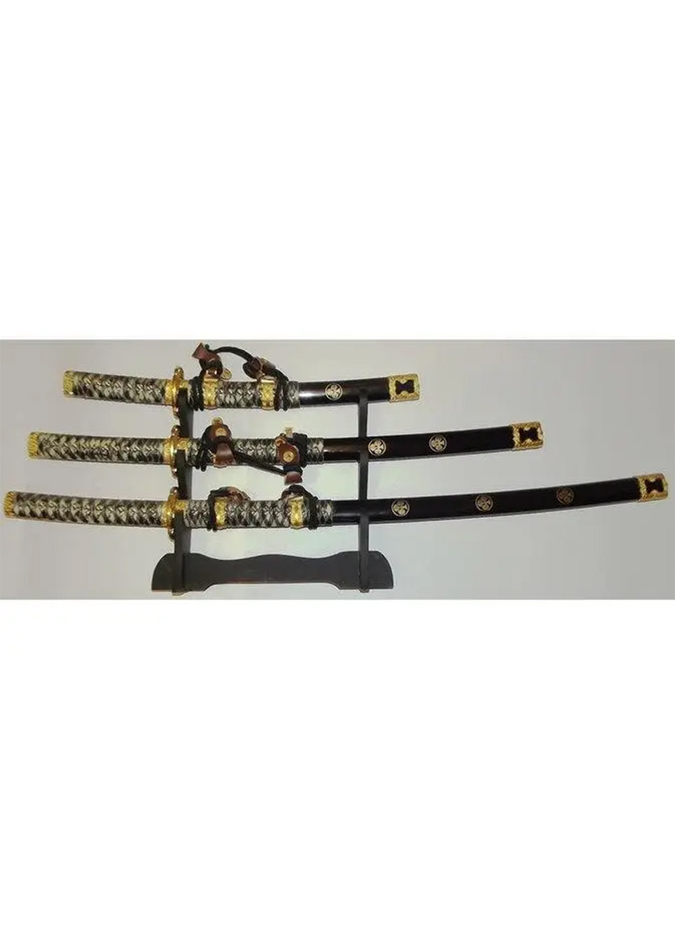 Набір з катан (3 шт: 1 м 78 см, 53 см). Набір самурайських мечів No Brand (253582159)