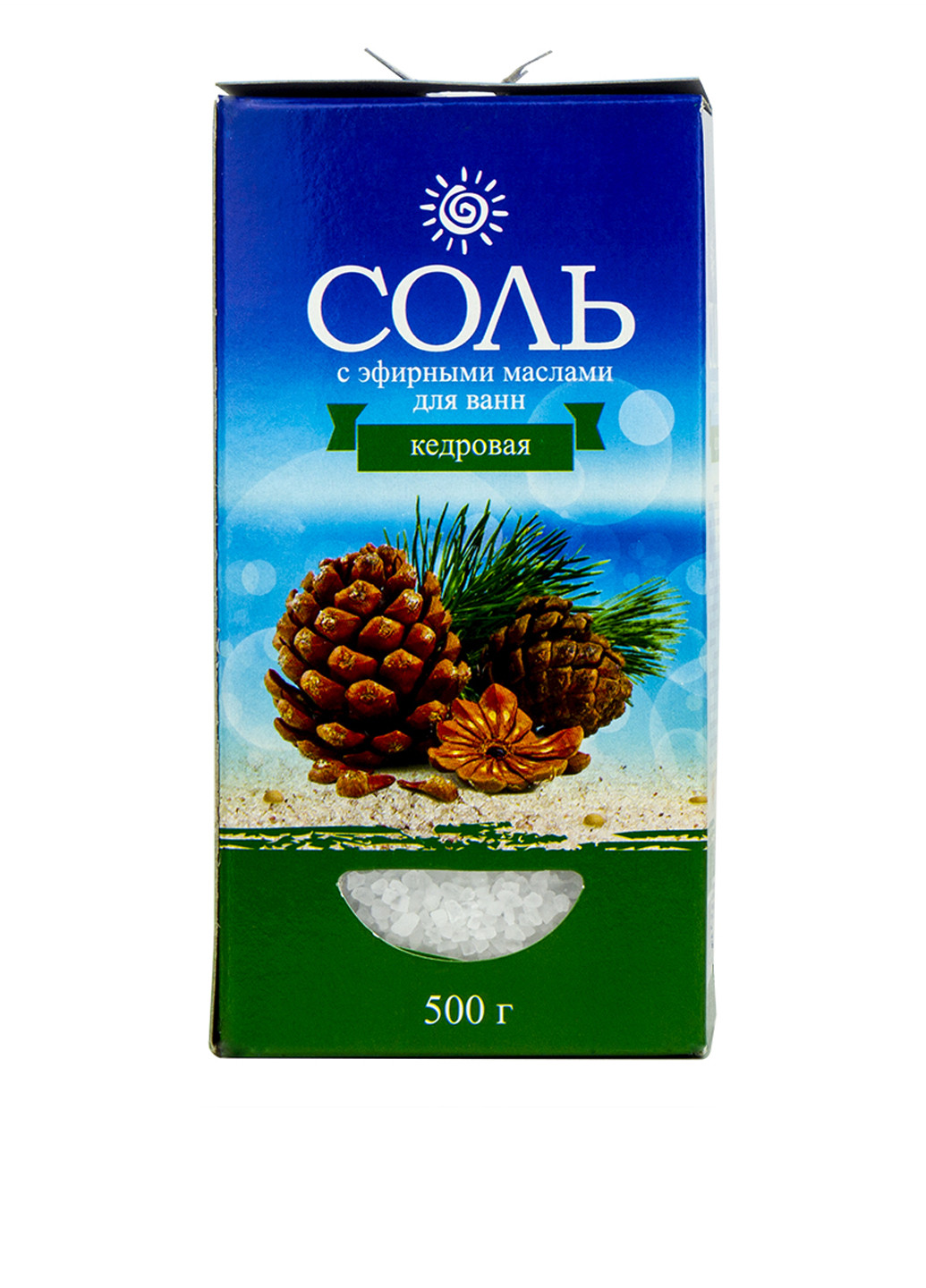 Соль морская с эфирным маслом кедр, 500 г Карапуз (79090557)