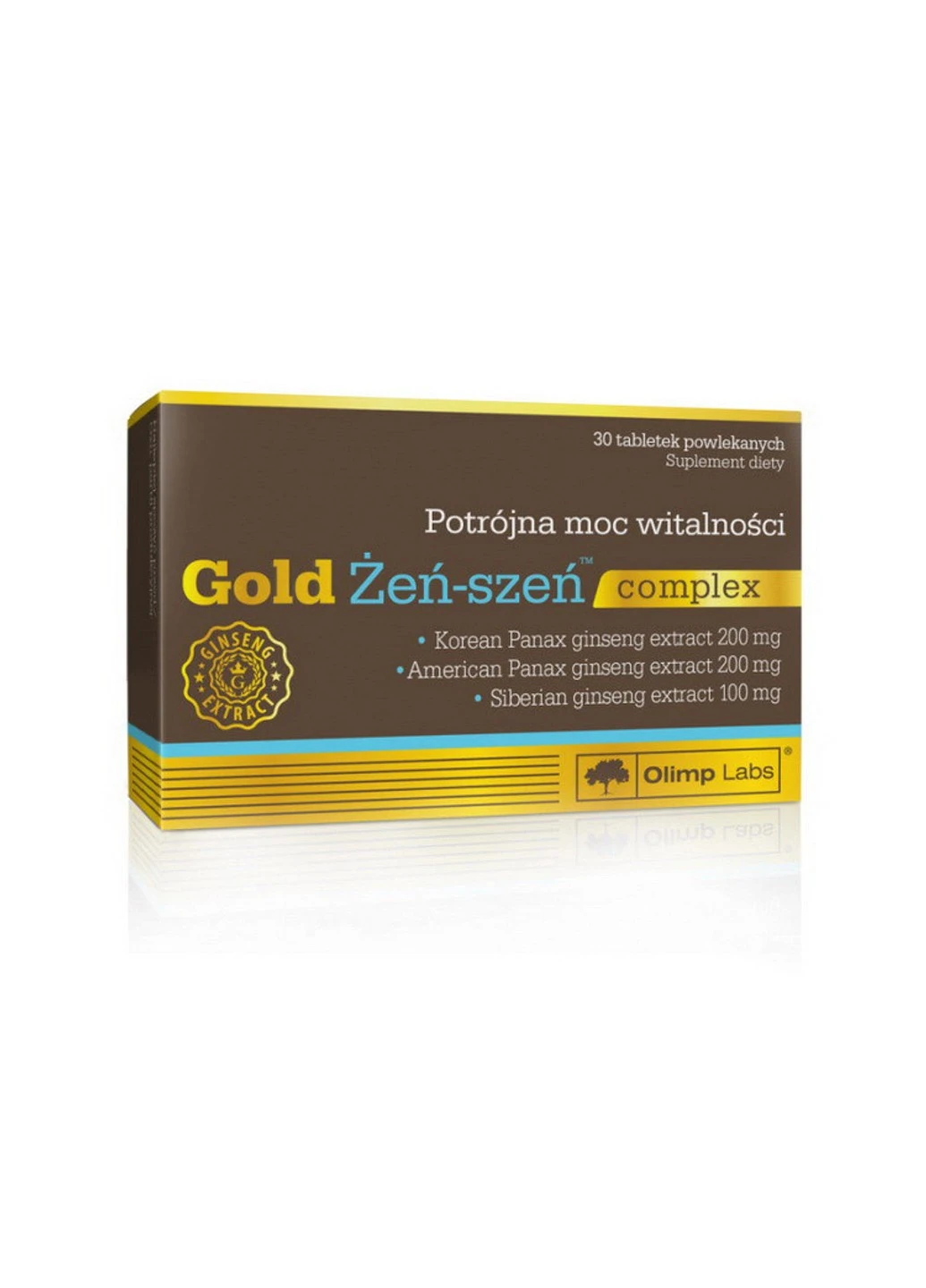 Экстракт женьшеня и черного перца Gold Zen-Szen Complex (30 таб) олимп Olimp (255408167)