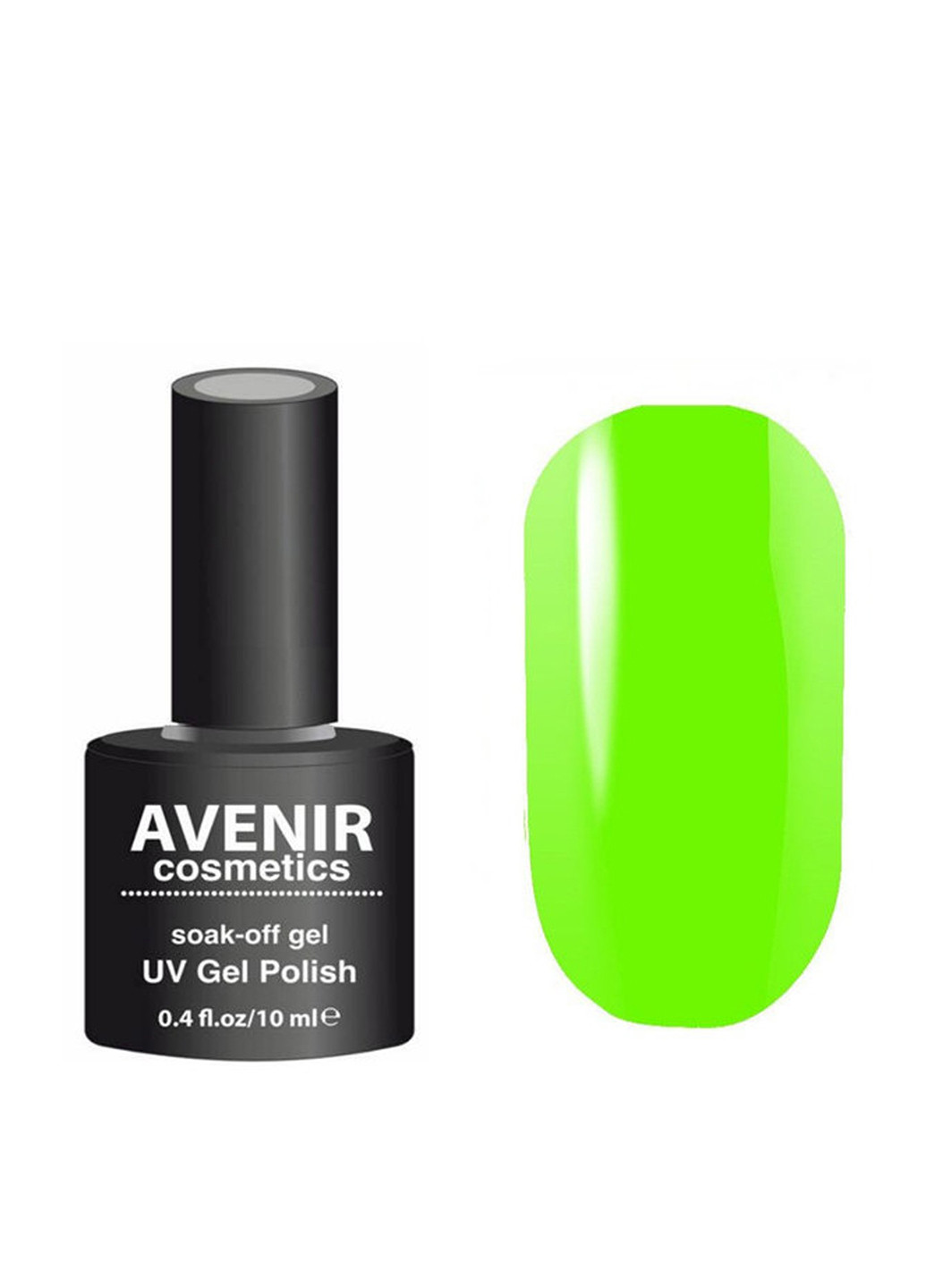 Гель-лак для ногтей №099 (зеленый неоновый), 10 мл AVENIR Cosmetics (82322641)