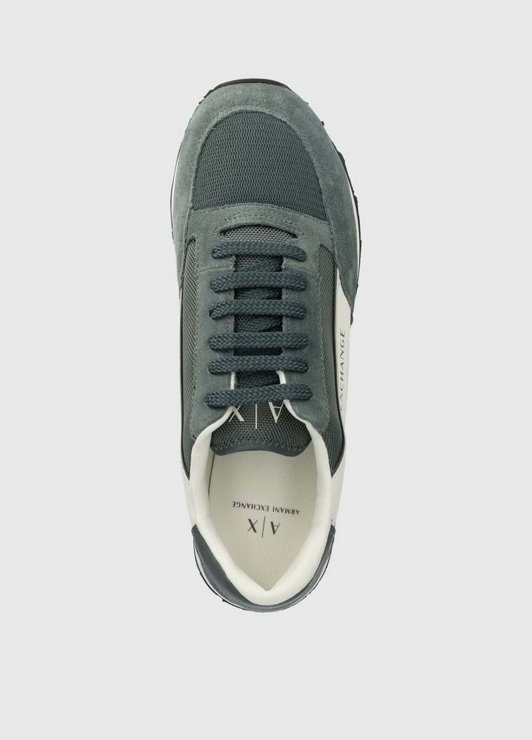 Сіро-зелені Літні кросівки Armani Exchange