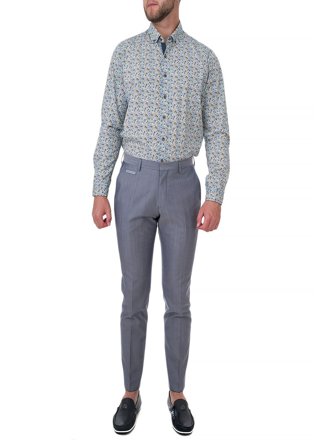 Серые летние брюки Roy Robson