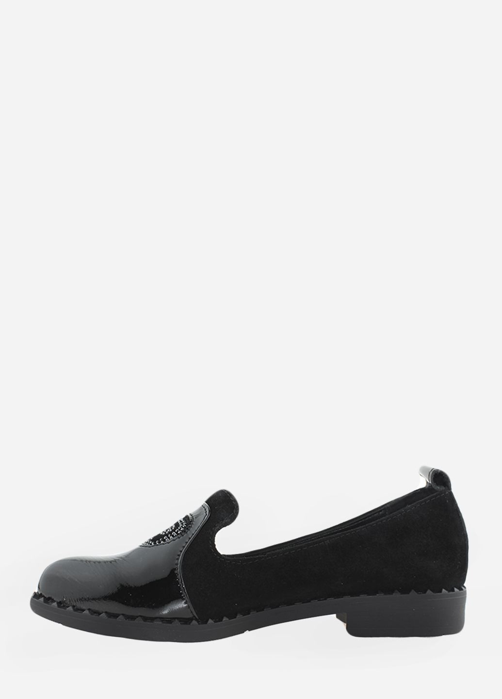 Olevit Туфли R321 Черный черный з натуральная замша, натуральная кожа, украина — демисезон (236511999)