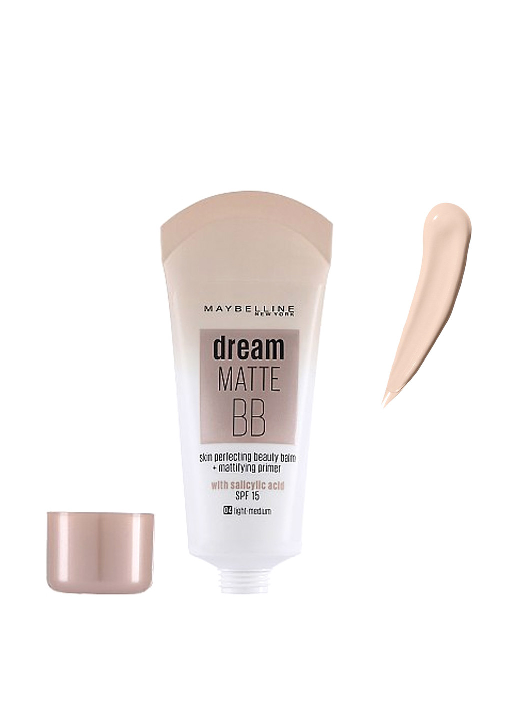 BB-крем для проблемной кожи Dream Matte BB Cream SPF15 (Light), 30 мл Maybelline (72778592)