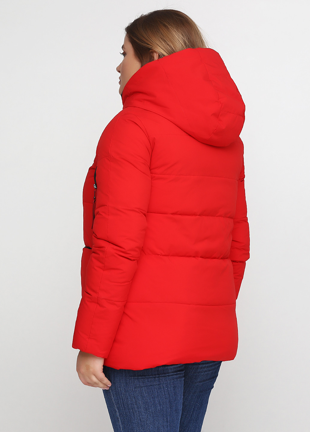 Красная зимняя куртка TOMMY