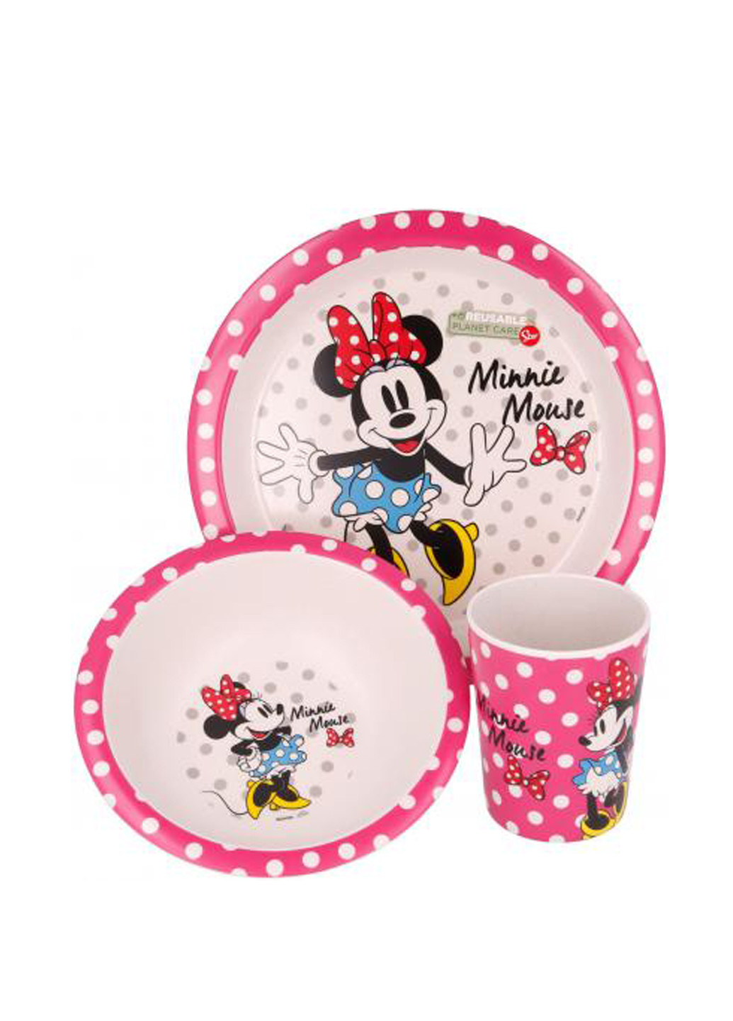 Набор посуды Disney - Minnie Mouse, Bamboo Premium Set Stor (224789291)