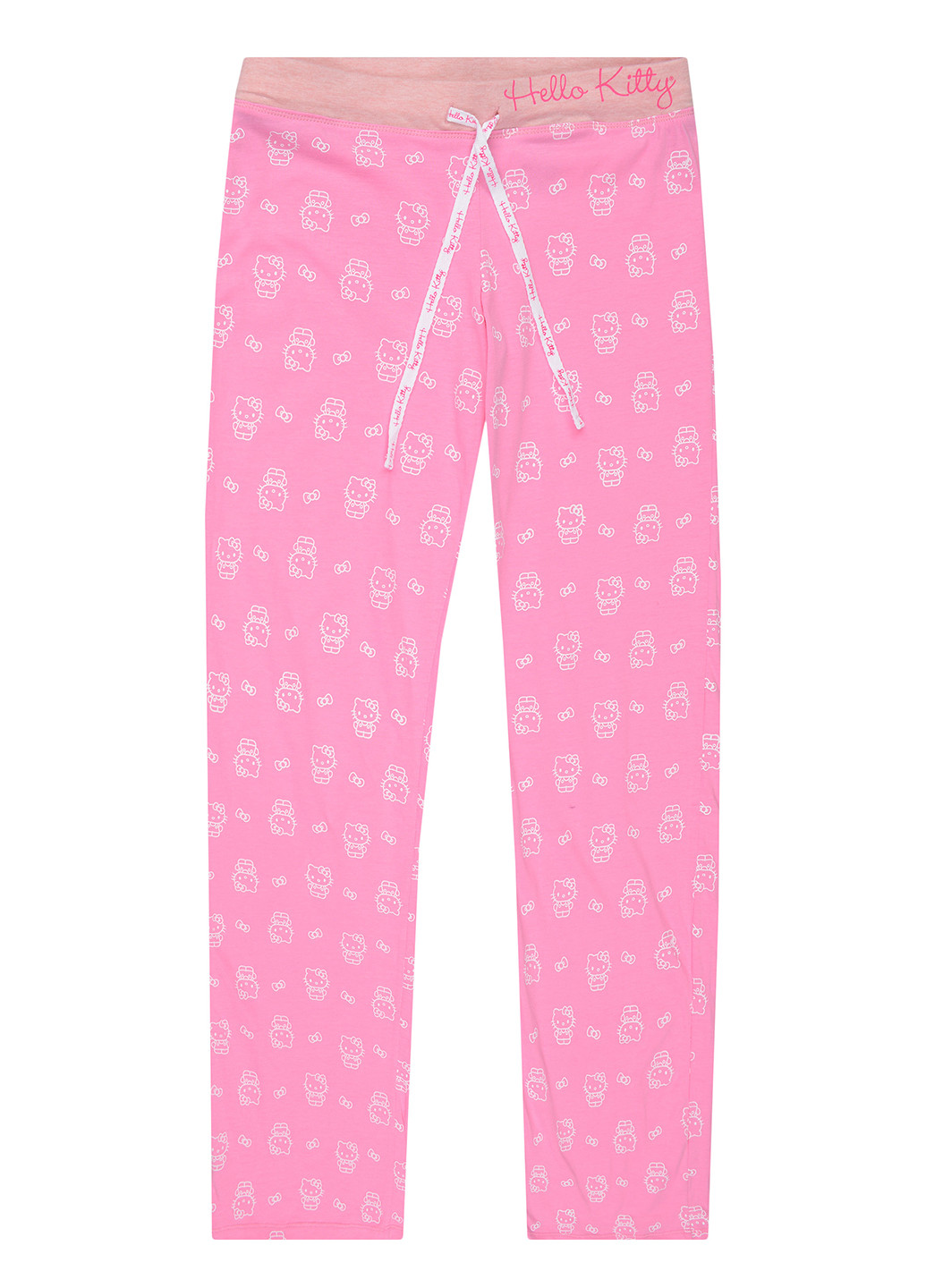 Розовые домашние демисезонные зауженные брюки Disney