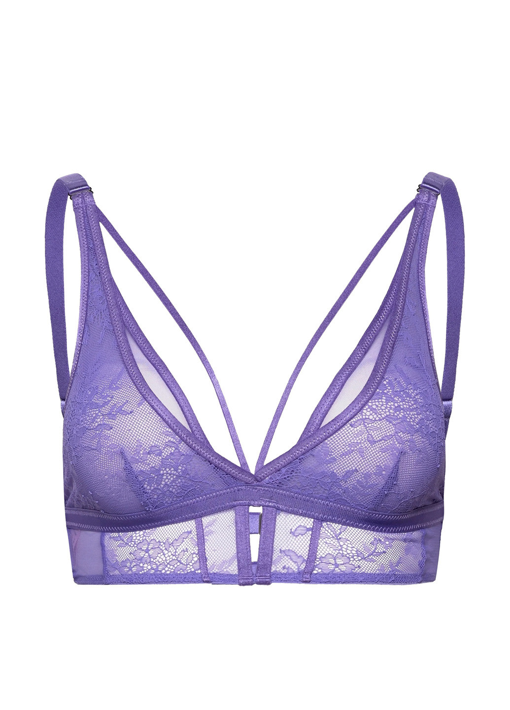 Фіолетовий бралетт бюстгальтер Hunkemoller без кісточок поліамід