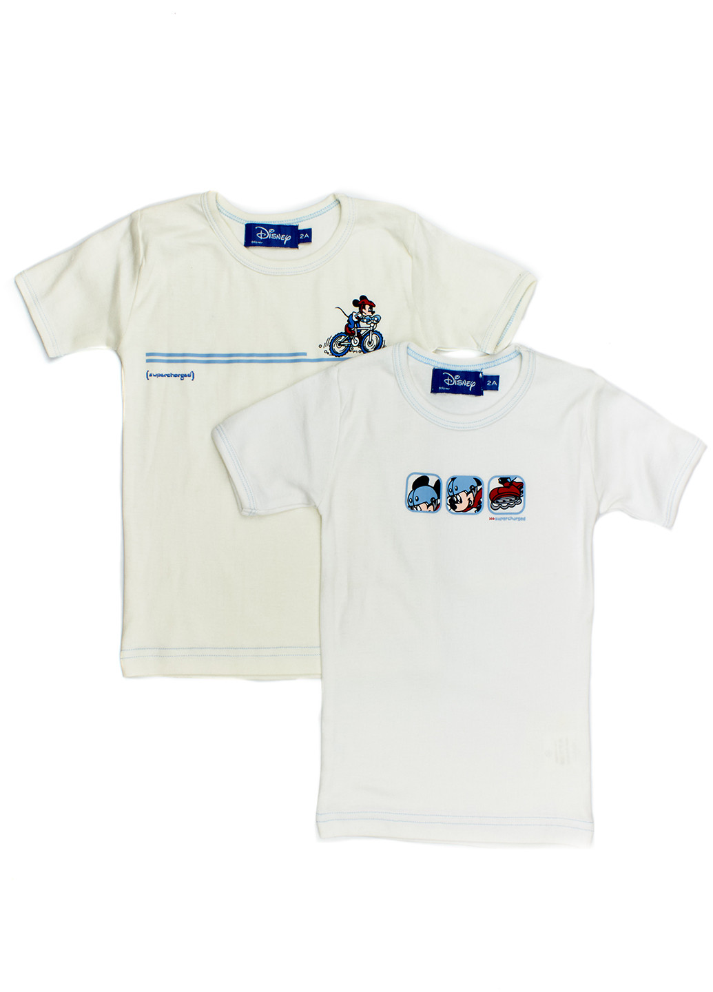 Біла літня футболка (2 шт.) Disney