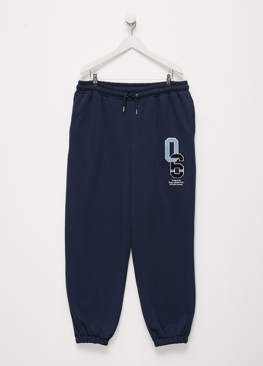 Темно-синие спортивные демисезонные джоггеры брюки Boohoo