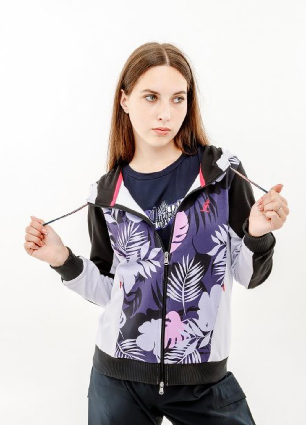 Толстовка LSDGC0009-465 Australian FLOWERS HOODIE ELASTIC FLEECE INSERT JACKET (321974827)
