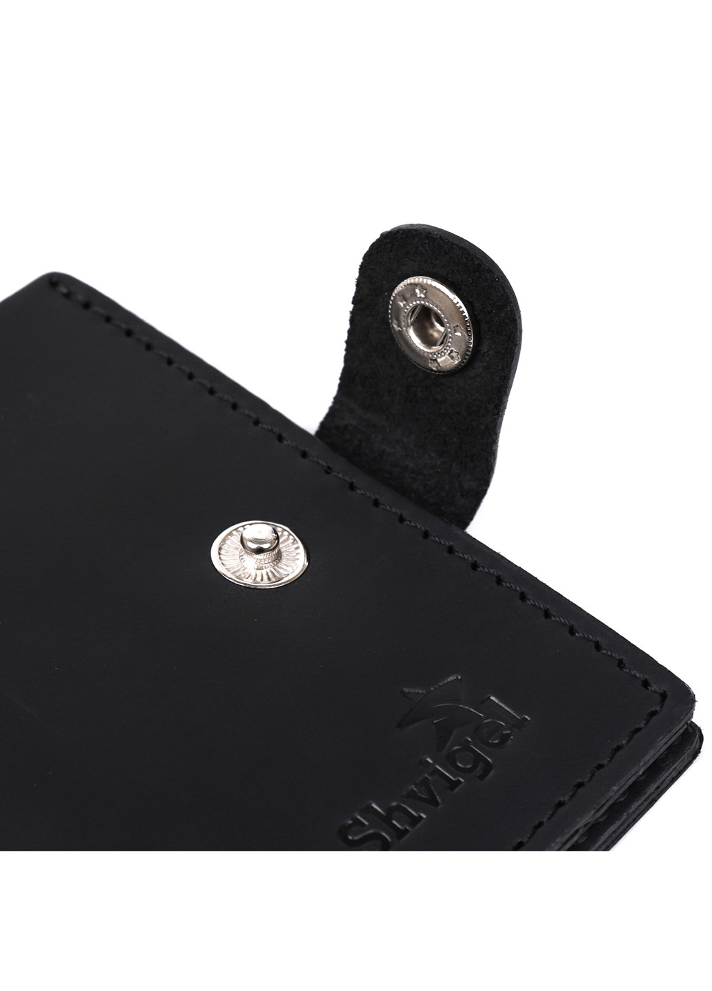 Мужское кожаное портмоне 8,5х10х1 см Shvigel (253491440)