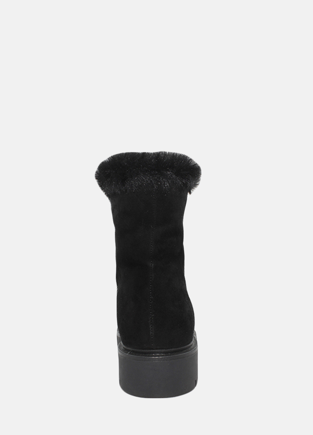 Зимние ботинки re2371-11 черный El passo из натуральной замши