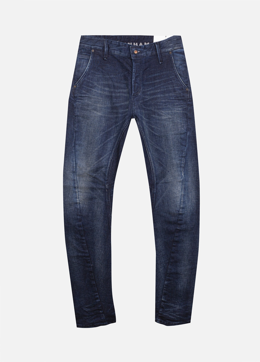 Синие демисезонные джинсы Denham