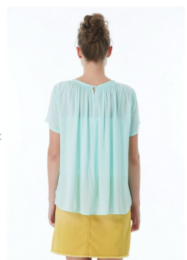 Мятная летняя блуза United Colors of Benetton