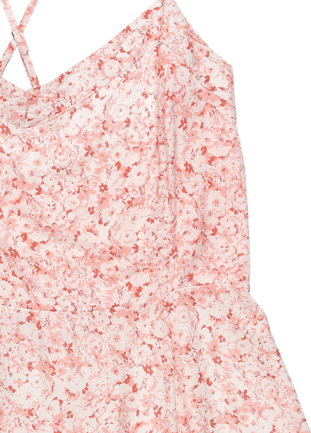 Рожева кежуал сукня кльош Gap з квітковим принтом