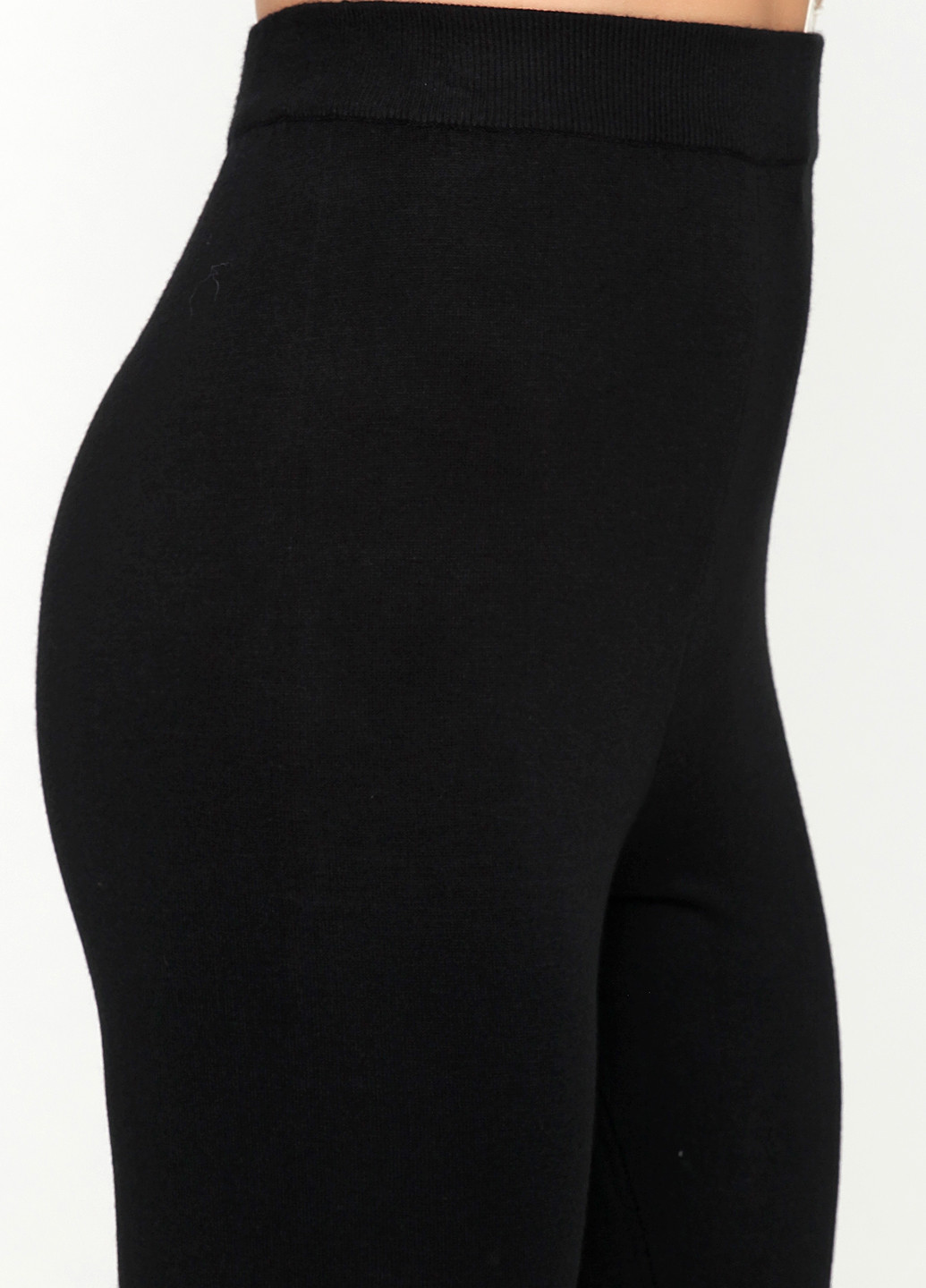 Костюм (джемпер, брюки) Max long fashion брючный однотонный чёрный кэжуал