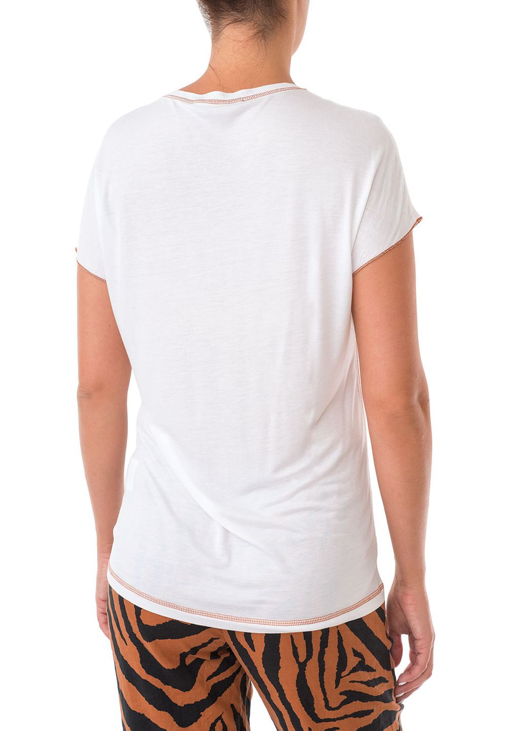 Белая летняя футболка Marc Aurel