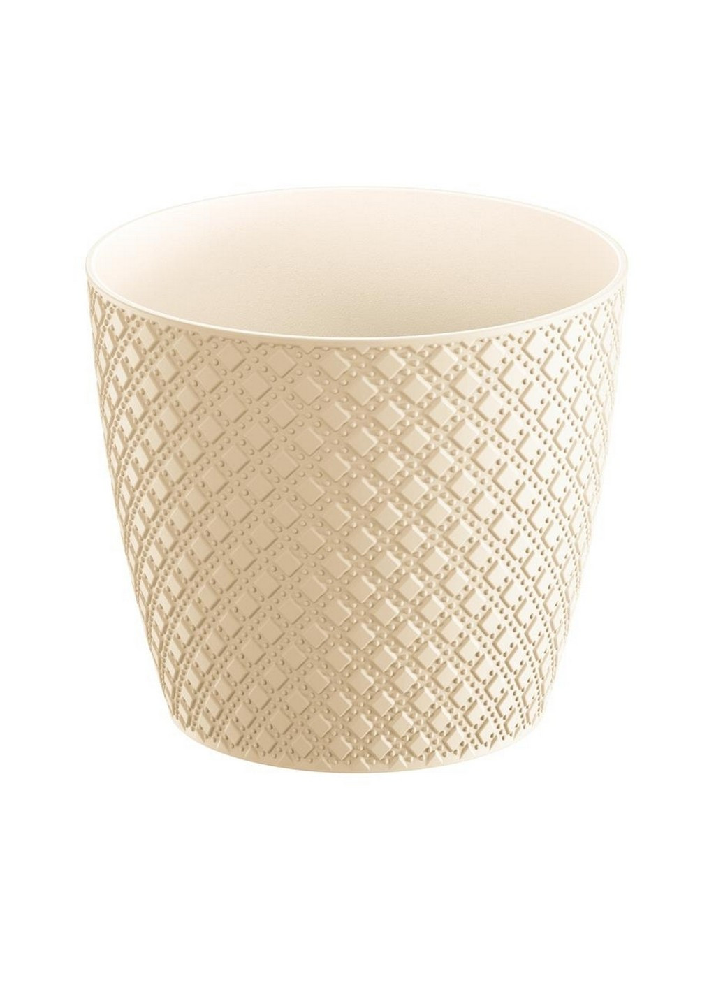 Горшок для цветов ORIENT Н-13.8 см кремовый (26507-728) Prosperplast (218988437)