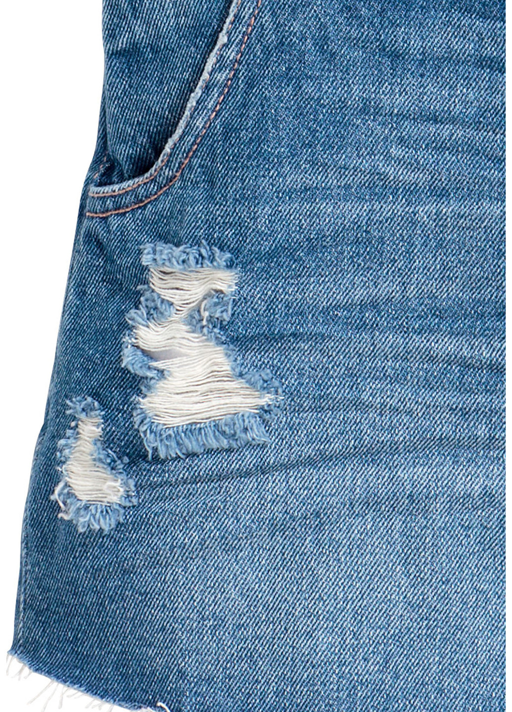 Комбинезон H&M комбінезон-шорти градієнт синій джинсовий