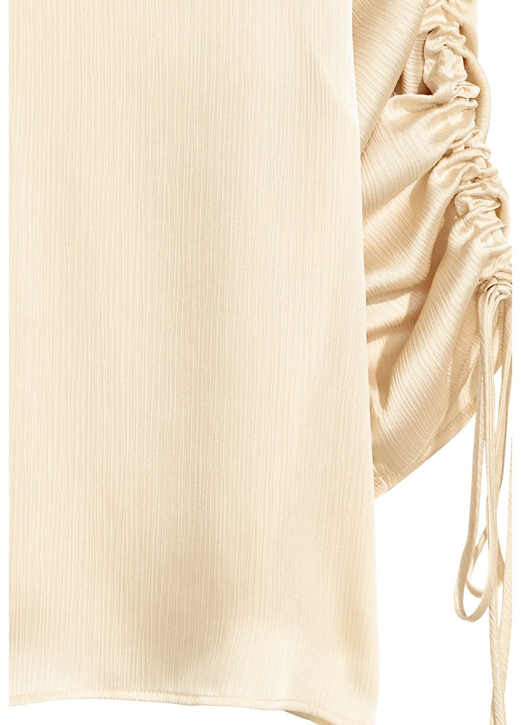 Светло-бежевая блузка с кулисками H&M