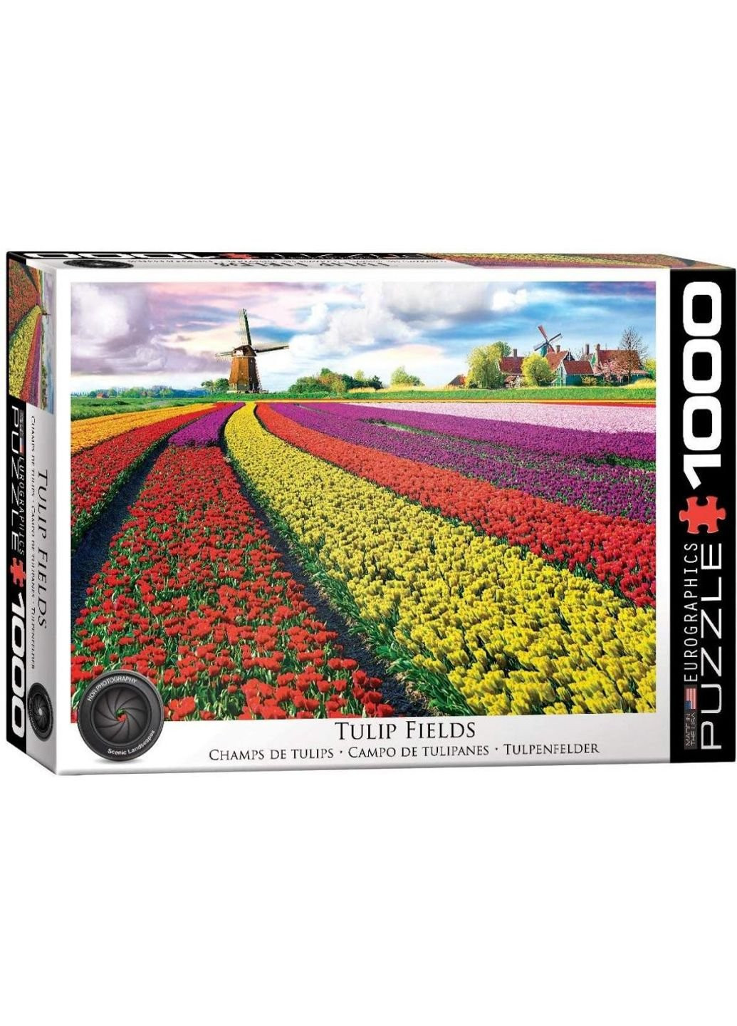 Пазл Поле тюльпанів у Нідерландах 1000 елементів (6000-5326) Eurographics (249984373)
