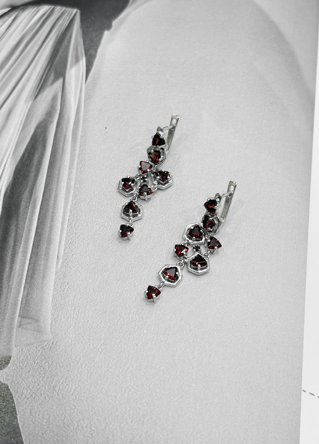 Серьги Silver Flame (307258656)