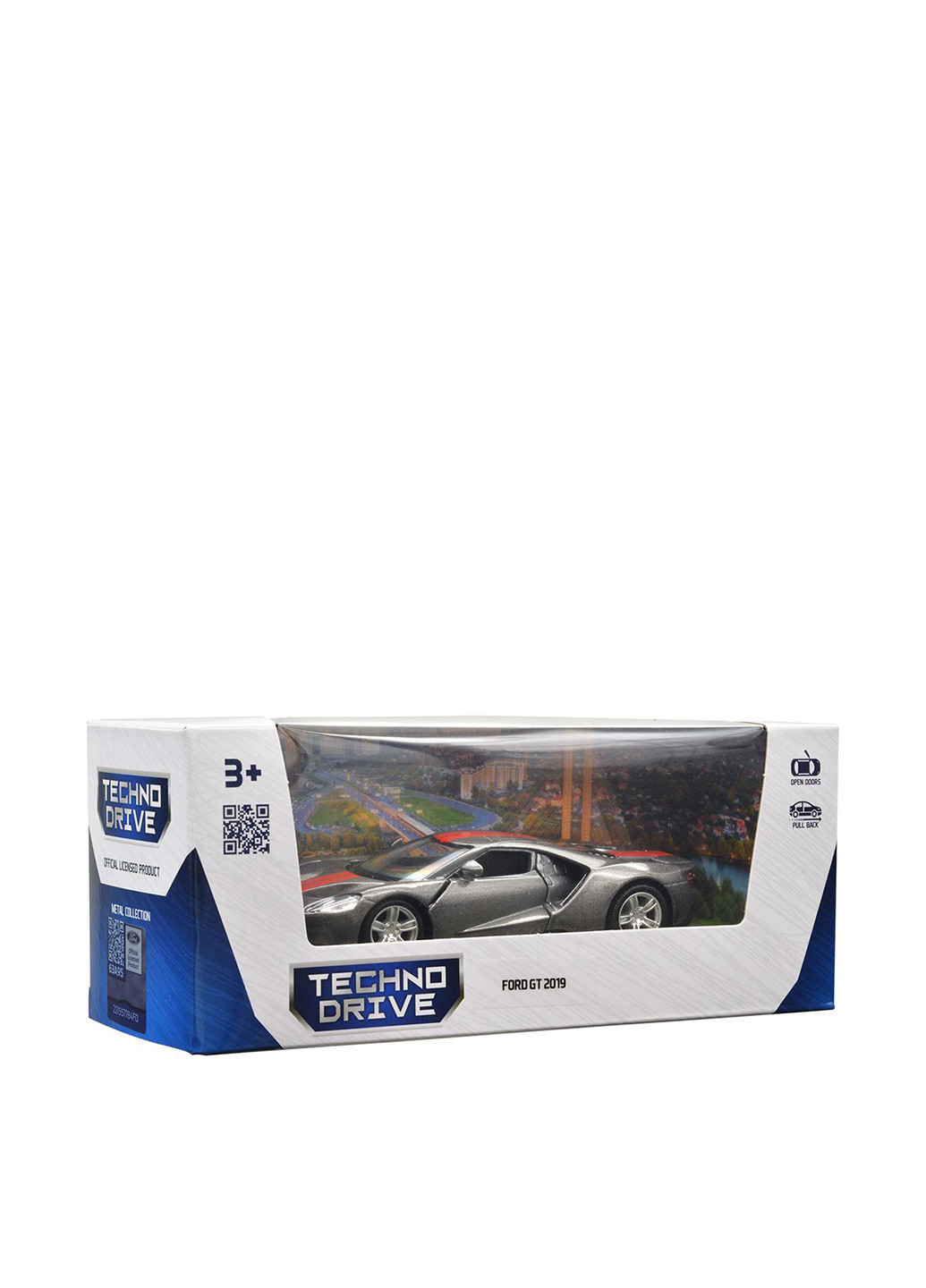 Автомодель FORD GT 2019, 6,5х18,7х7,7 см TechnoDrive (262909075)