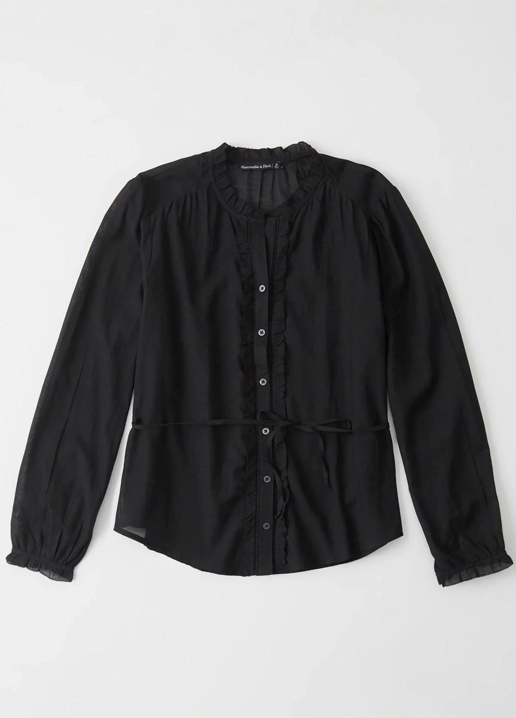 Чорна блуза Abercrombie & Fitch