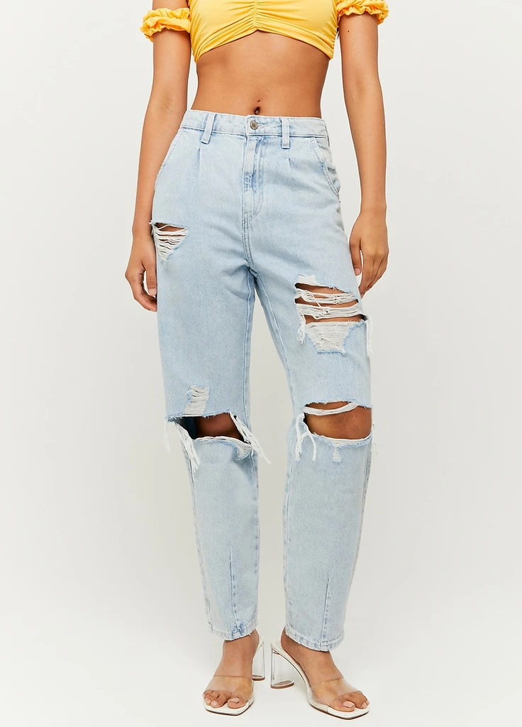 Джинсы Loose Jeans - HIGH WAIST SLOUCHY Tally Weijl - (244372546)