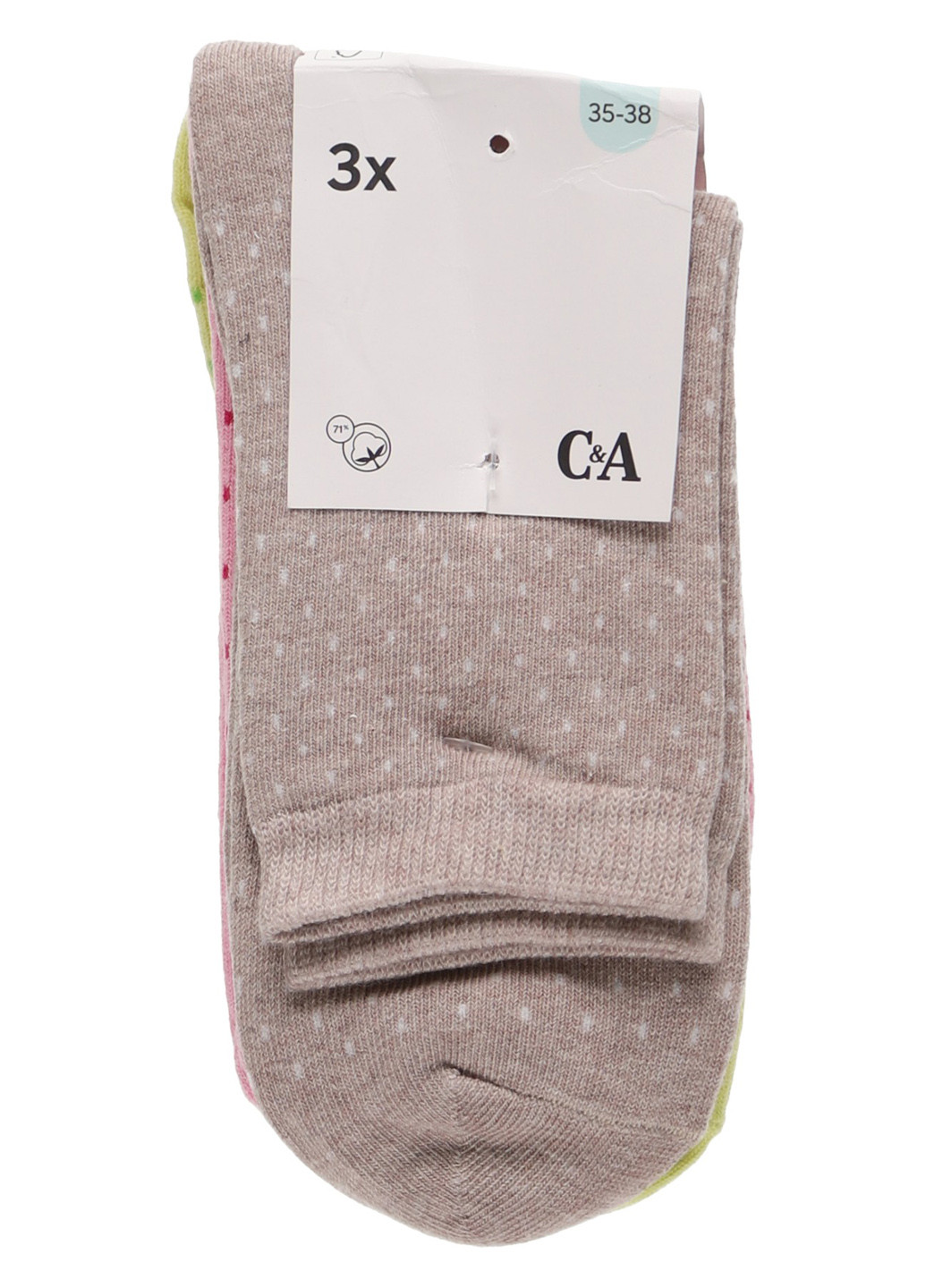 Комбіновані шкарпетки (3 пари) C&A малюнки (353307634)