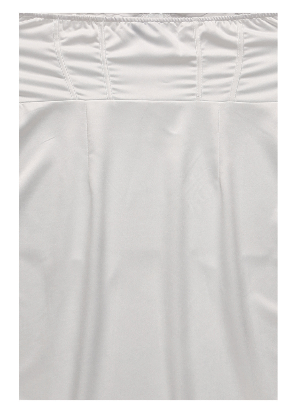 Белое вечернее, кэжуал платье с корсетом PrettyLittleThing однотонное