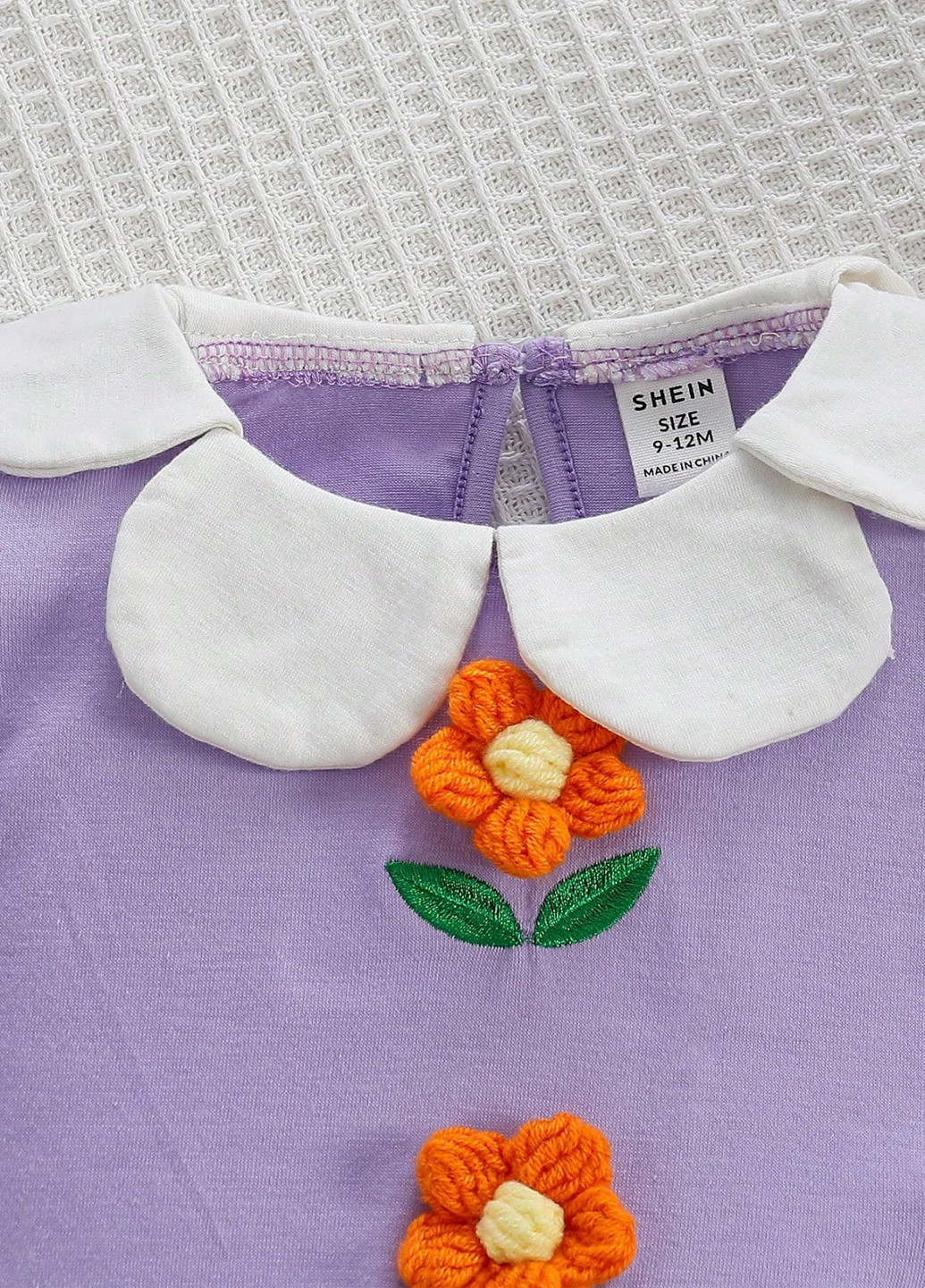 Сиреневый летний костюм (блуза, шорты) SHEIN