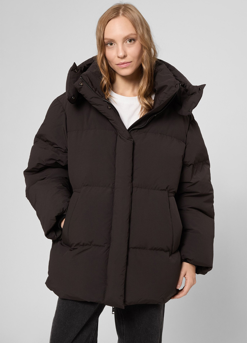 Чорний зимній Пуховик PRPY