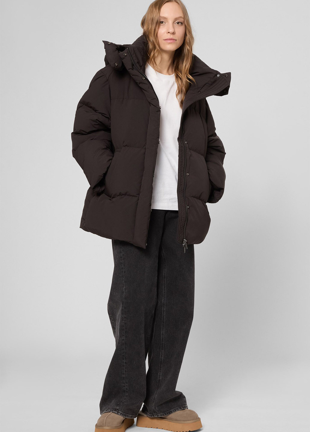 Чорний зимній Пуховик PRPY