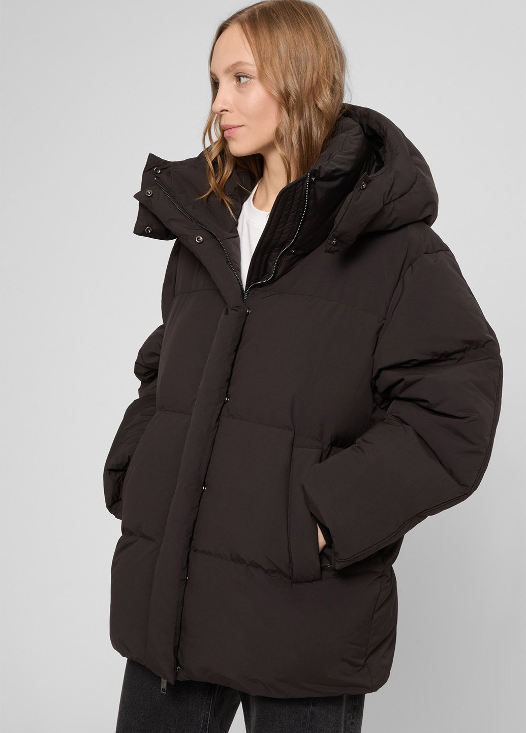 Чорний зимній Пуховик PRPY